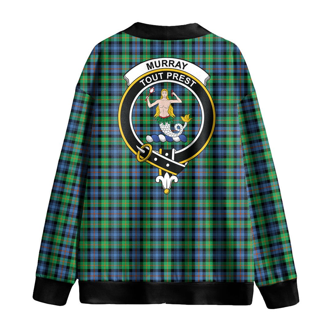 Murray of Atholl Ancient Tartan Crest Knitted Fleece Cardigan