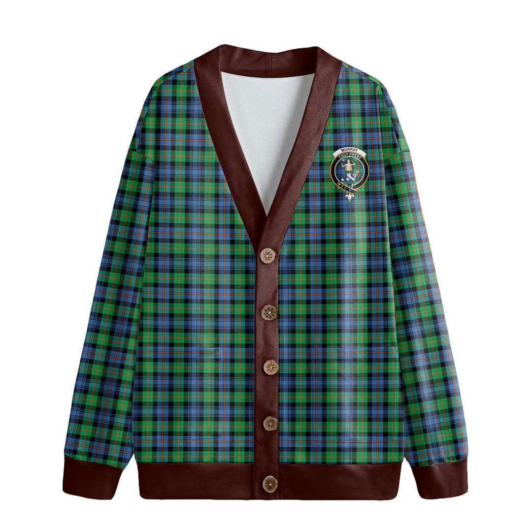 Murray of Atholl Ancient Tartan Crest Knitted Fleece Cardigan