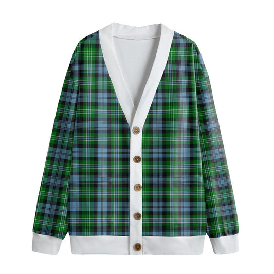 Arbuthnot Ancient Tartan Plaid Knitted Fleece Cardigan