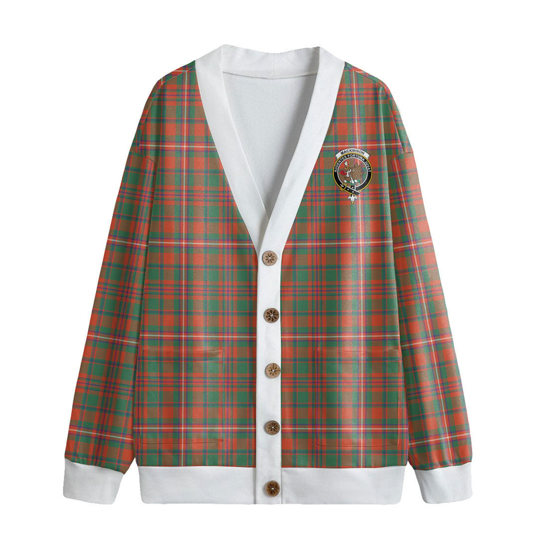 MacKinnon Ancient Tartan Crest Knitted Fleece Cardigan