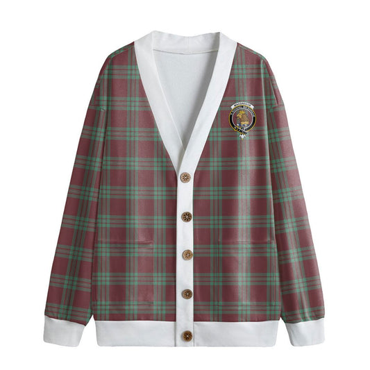 MacGregor Hunting Ancient Tartan Crest Knitted Fleece Cardigan