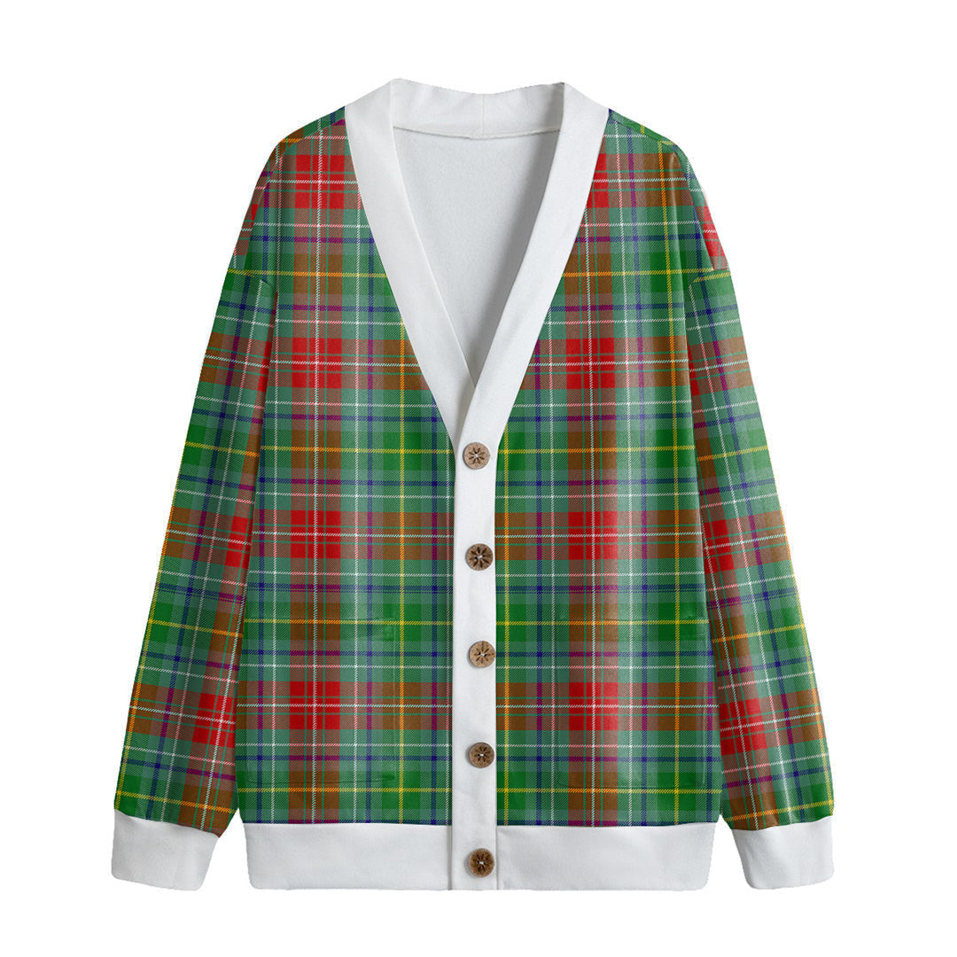 Muirhead Tartan Plaid Knitted Fleece Cardigan