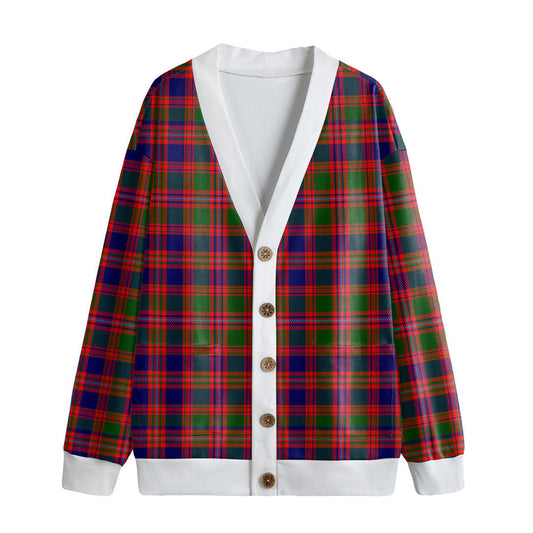 MacIntyre Modern Tartan Plaid Knitted Fleece Cardigan