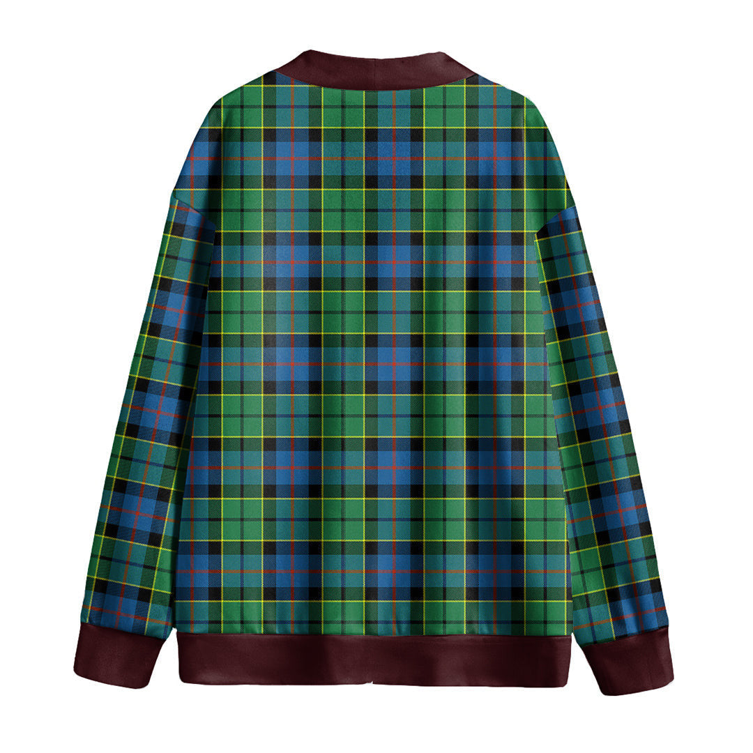 Forsyth Ancient Tartan Plaid Knitted Fleece Cardigan