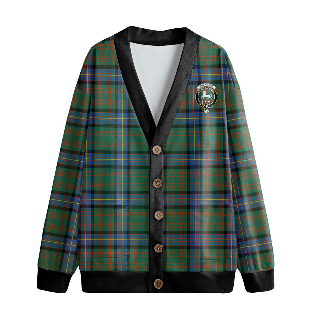 Cochrane Ancient Tartan Crest Knitted Fleece Cardigan