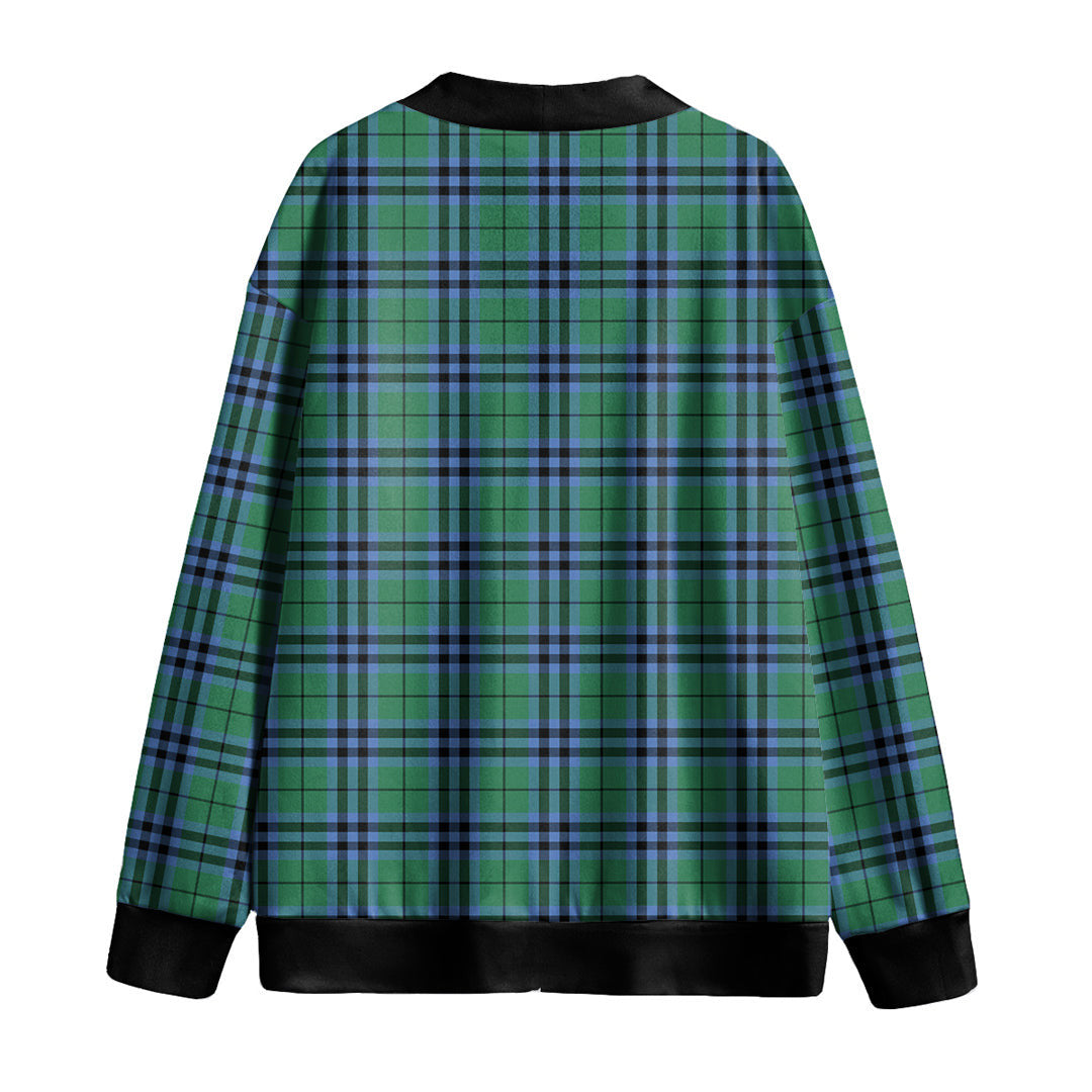 Keith Ancient Tartan Plaid Knitted Fleece Cardigan