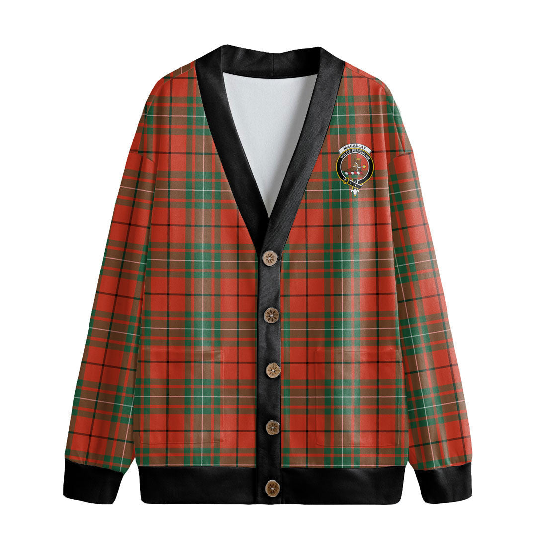 MacAulay Ancient Tartan Crest Knitted Fleece Cardigan