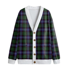 Galbraith Modern Tartan Plaid Knitted Fleece Cardigan