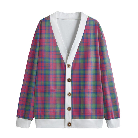 Lindsay Ancient Tartan Plaid Knitted Fleece Cardigan