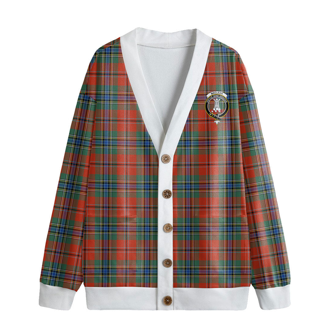 MacLean of Duart Ancient Tartan Crest Knitted Fleece Cardigan