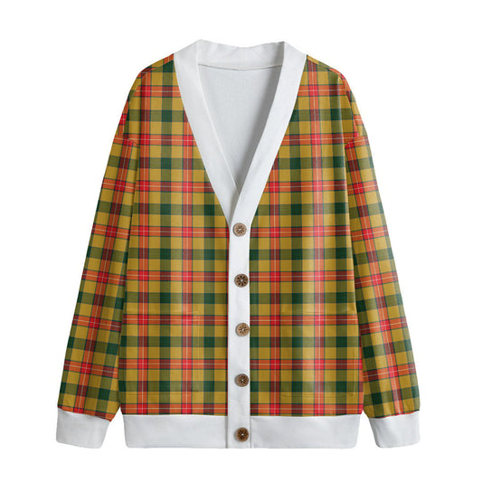 Baxter Tartan Plaid Knitted Fleece Cardigan