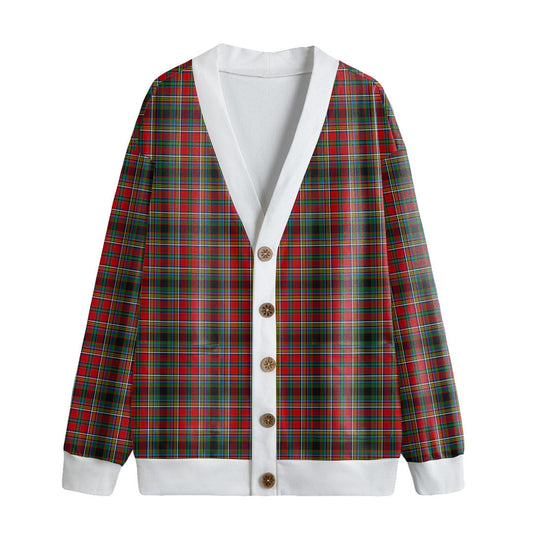 Anderson of Arbrake Tartan Plaid Knitted Fleece Cardigan