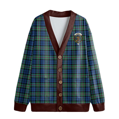 Baird Ancient Tartan Crest Knitted Fleece Cardigan