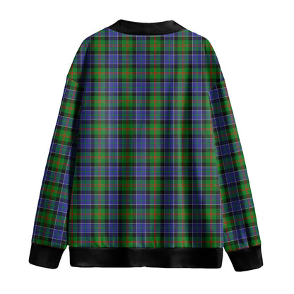 Paterson Tartan Plaid Knitted Fleece Cardigan