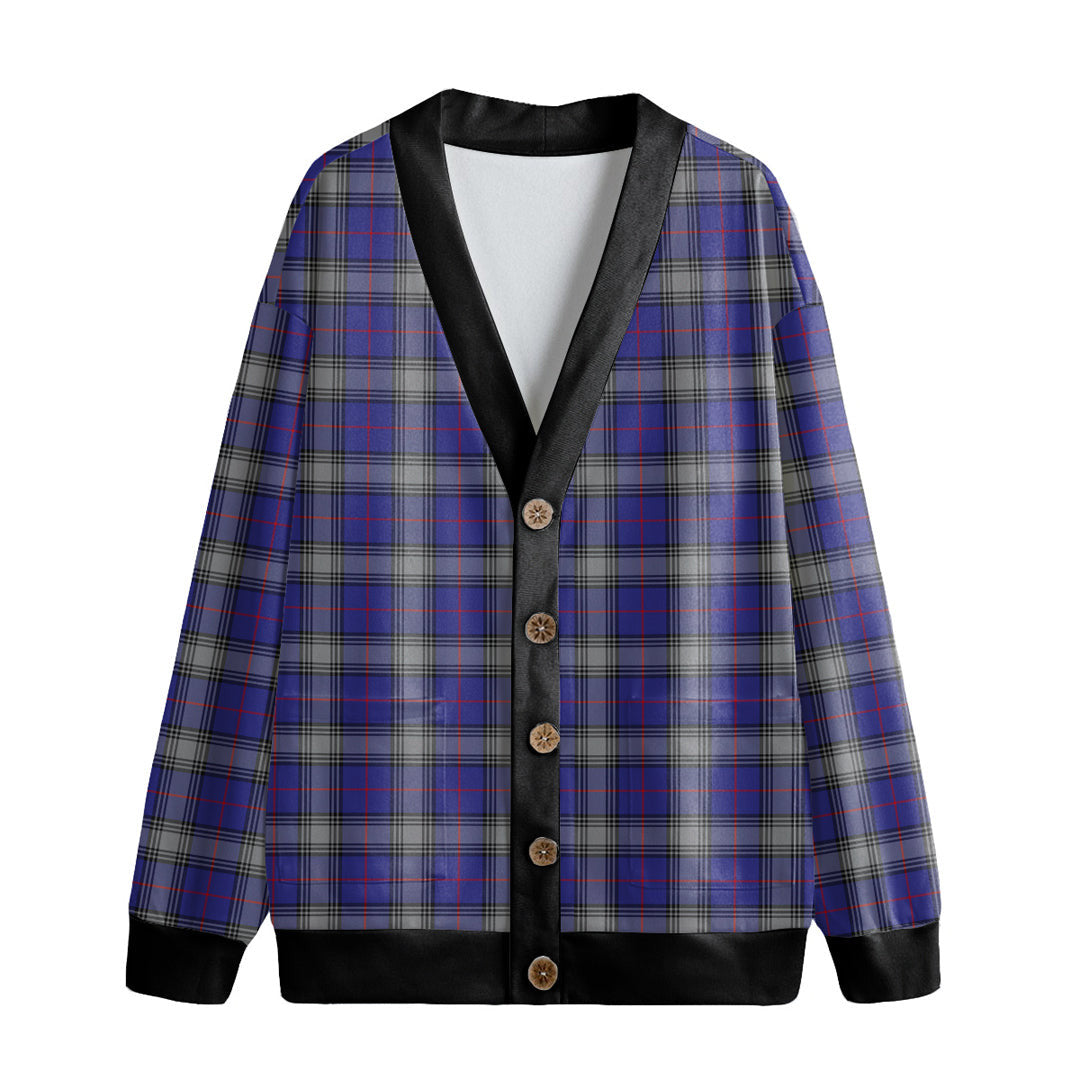 Kinnaird Tartan Plaid Knitted Fleece Cardigan