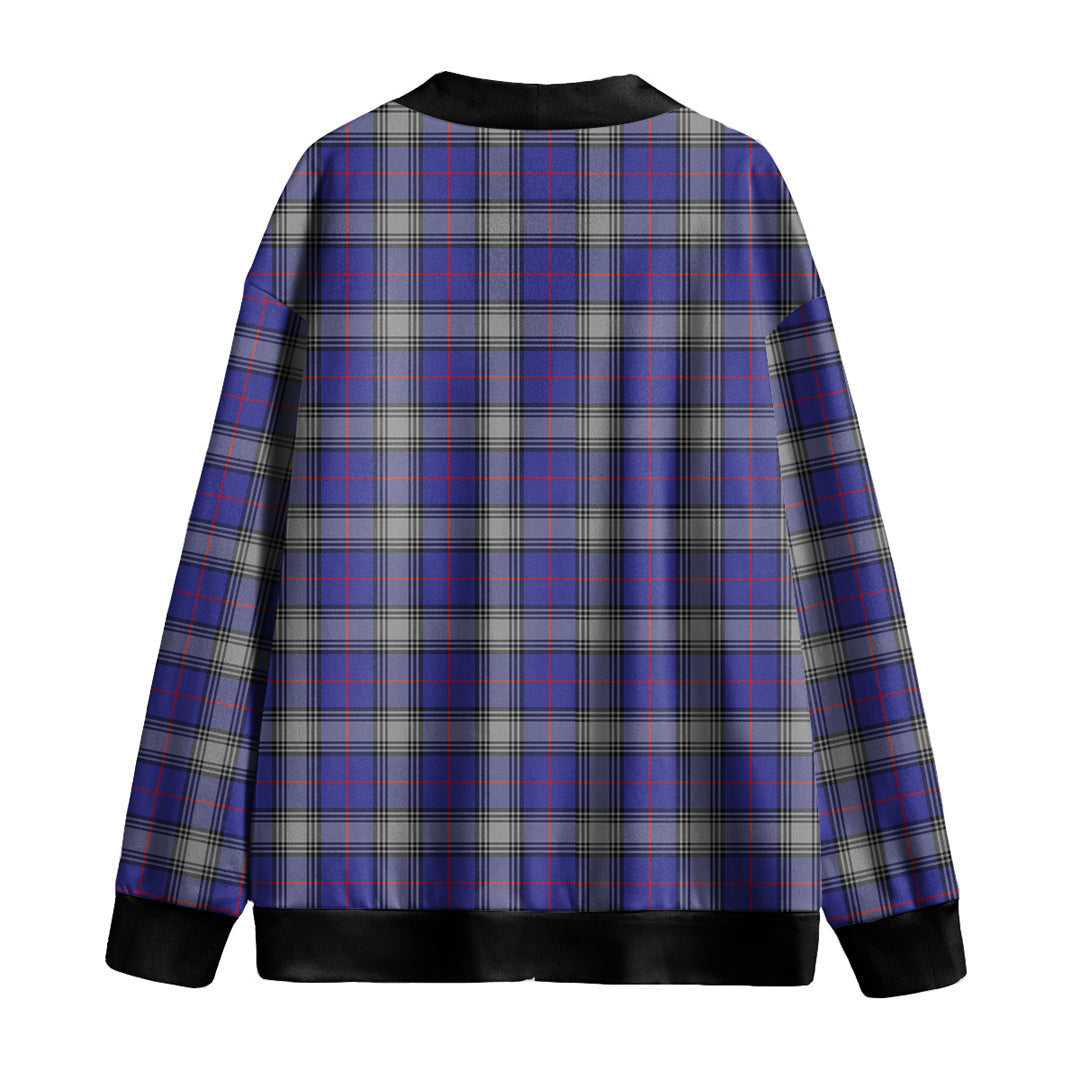 Kinnaird Tartan Plaid Knitted Fleece Cardigan