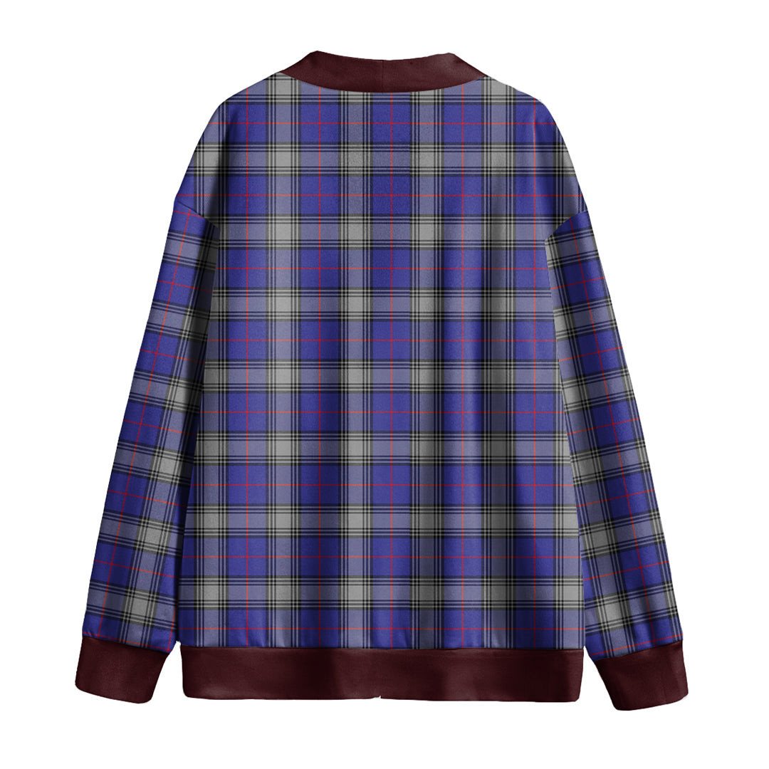 Kinnaird Tartan Plaid Knitted Fleece Cardigan