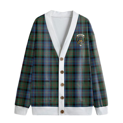 Cameron of Erracht Ancient Tartan Crest Knitted Fleece Cardigan