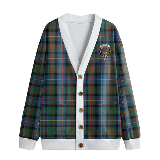 Cameron of Erracht Ancient Tartan Crest Knitted Fleece Cardigan