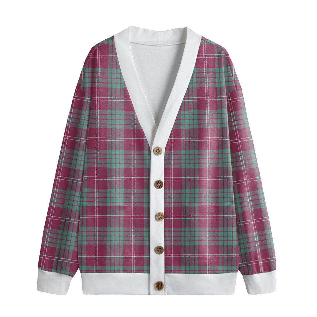 Crawford Ancient Tartan Plaid Knitted Fleece Cardigan