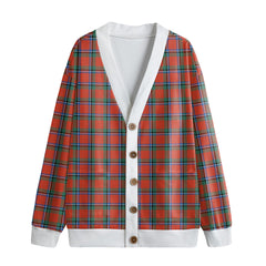 Sinclair Ancient Tartan Plaid Knitted Fleece Cardigan