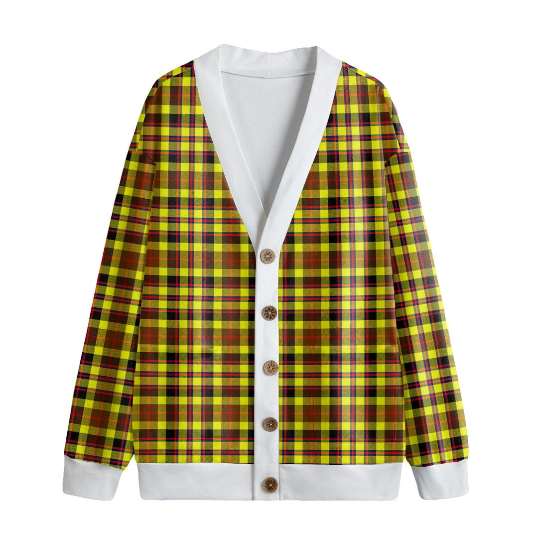 Jardine Tartan Plaid Knitted Fleece Cardigan