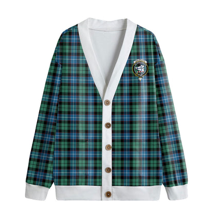 Galbraith Ancient Tartan Crest Knitted Fleece Cardigan