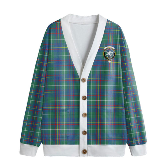 Inglis Ancient Tartan Crest Knitted Fleece Cardigan