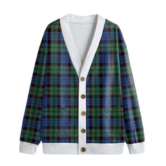Fletcher Ancient Tartan Plaid Knitted Fleece Cardigan