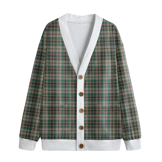 Craig Ancient Tartan Plaid Knitted Fleece Cardigan