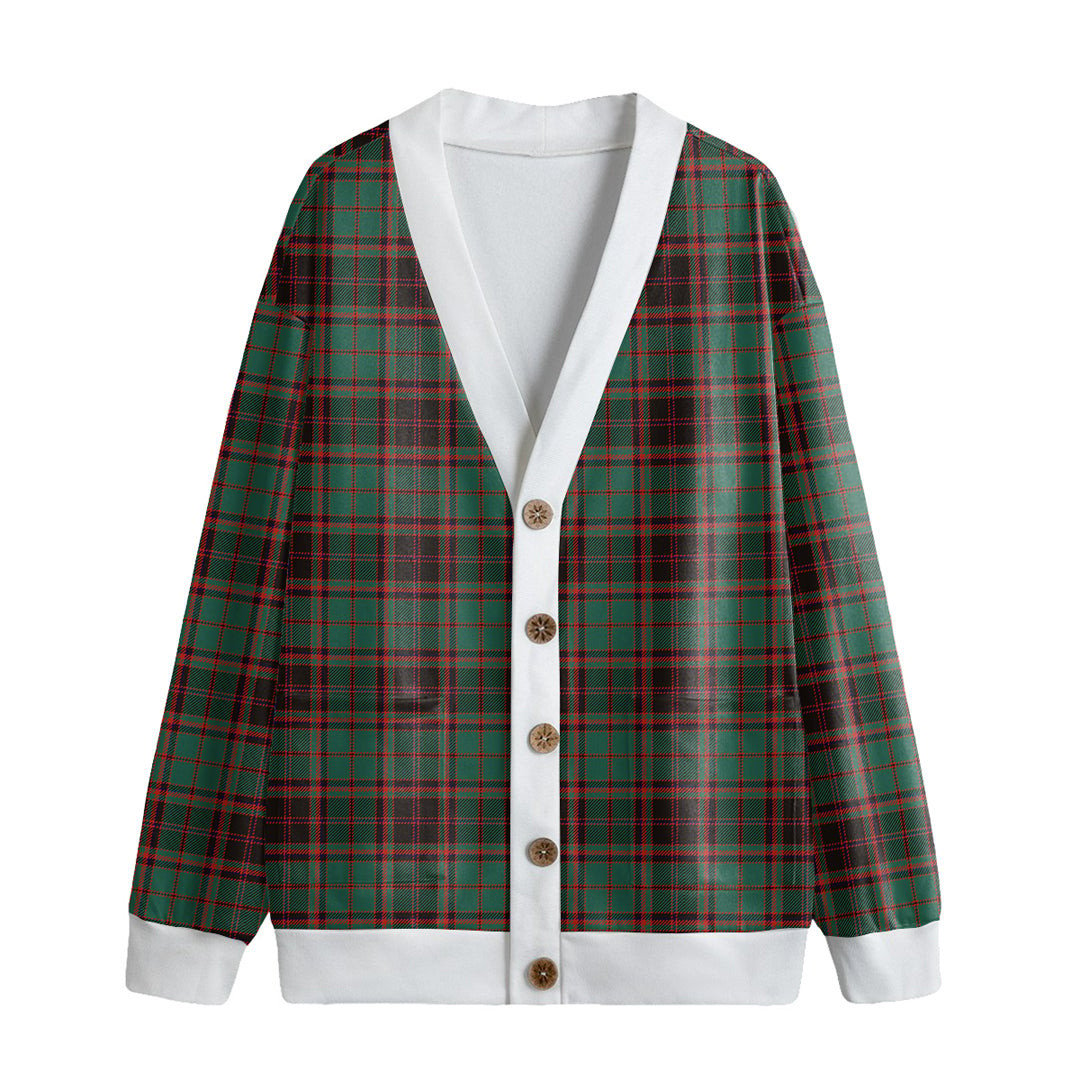 Buchan Ancient Tartan Plaid Knitted Fleece Cardigan