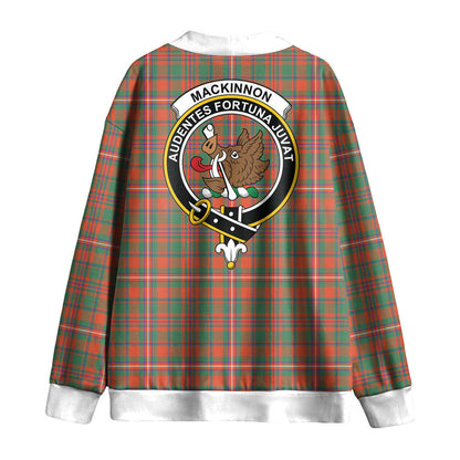 MacKinnon Ancient Tartan Crest Knitted Fleece Cardigan