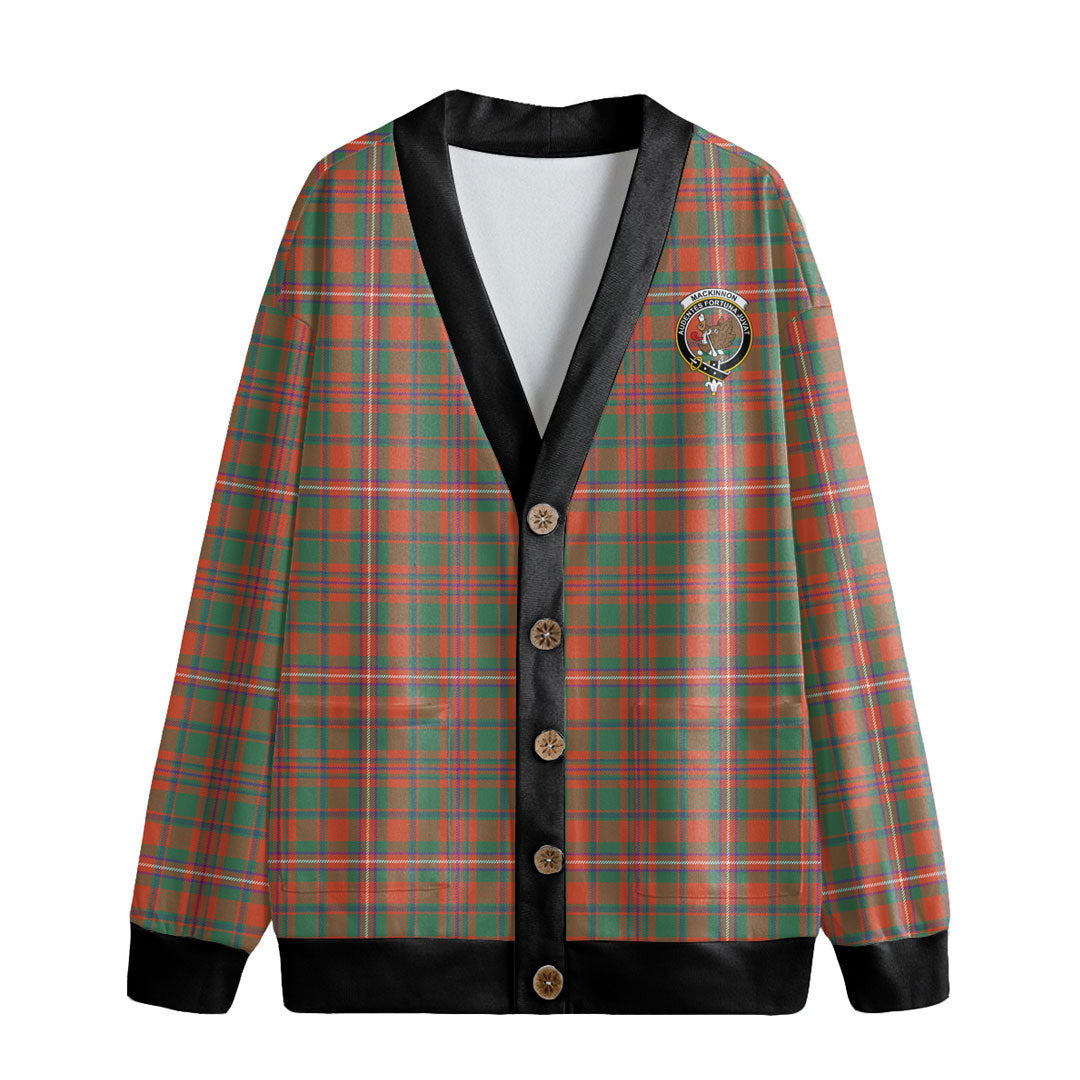 MacKinnon Ancient Tartan Crest Knitted Fleece Cardigan