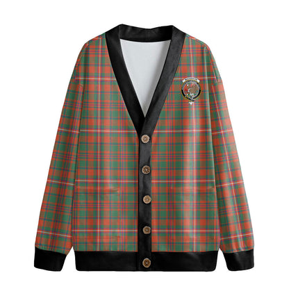 MacKinnon Ancient Tartan Crest Knitted Fleece Cardigan