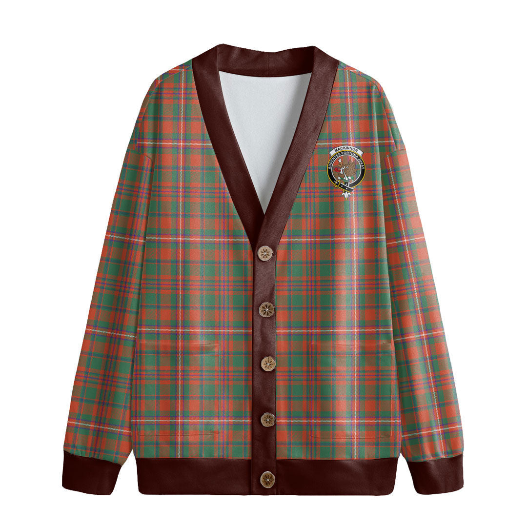 MacKinnon Ancient Tartan Crest Knitted Fleece Cardigan