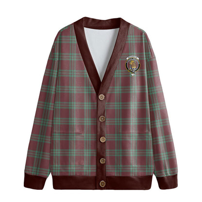 MacGregor Hunting Ancient Tartan Crest Knitted Fleece Cardigan