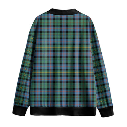 Malcolm Ancient Tartan Plaid Knitted Fleece Cardigan