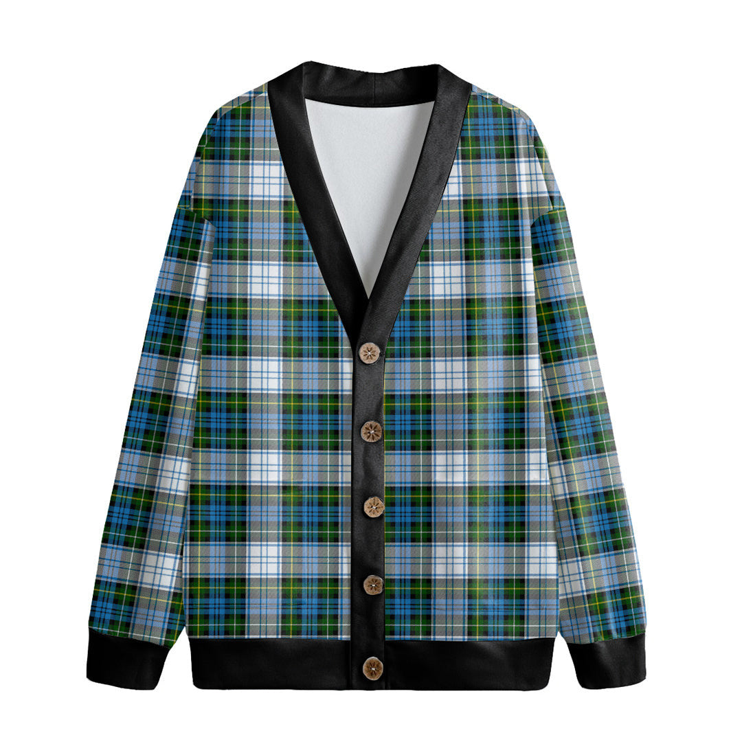 Campbell Dress Tartan Plaid Knitted Fleece Cardigan