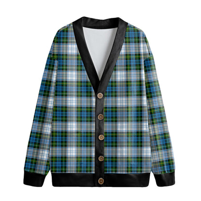 Campbell Dress Tartan Plaid Knitted Fleece Cardigan