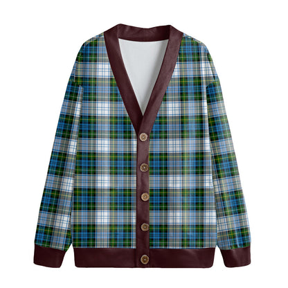 Campbell Dress Tartan Plaid Knitted Fleece Cardigan