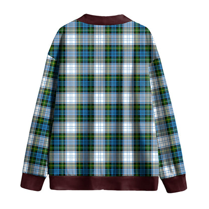 Campbell Dress Tartan Plaid Knitted Fleece Cardigan