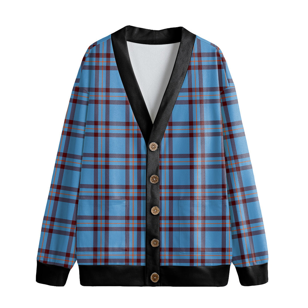 Elliot Ancient Tartan Plaid Knitted Fleece Cardigan