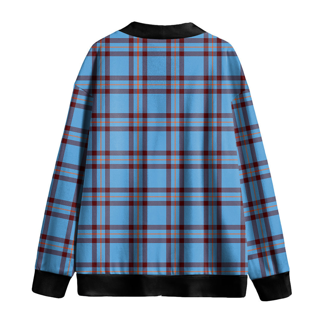 Elliot Ancient Tartan Plaid Knitted Fleece Cardigan