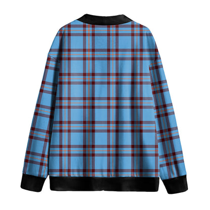 Elliot Ancient Tartan Plaid Knitted Fleece Cardigan