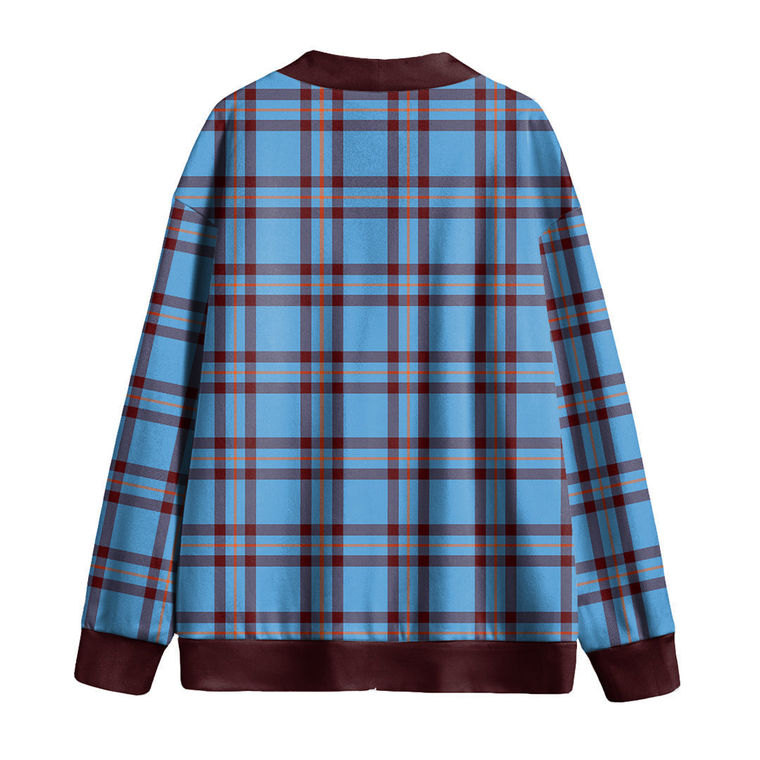 Elliot Ancient Tartan Plaid Knitted Fleece Cardigan