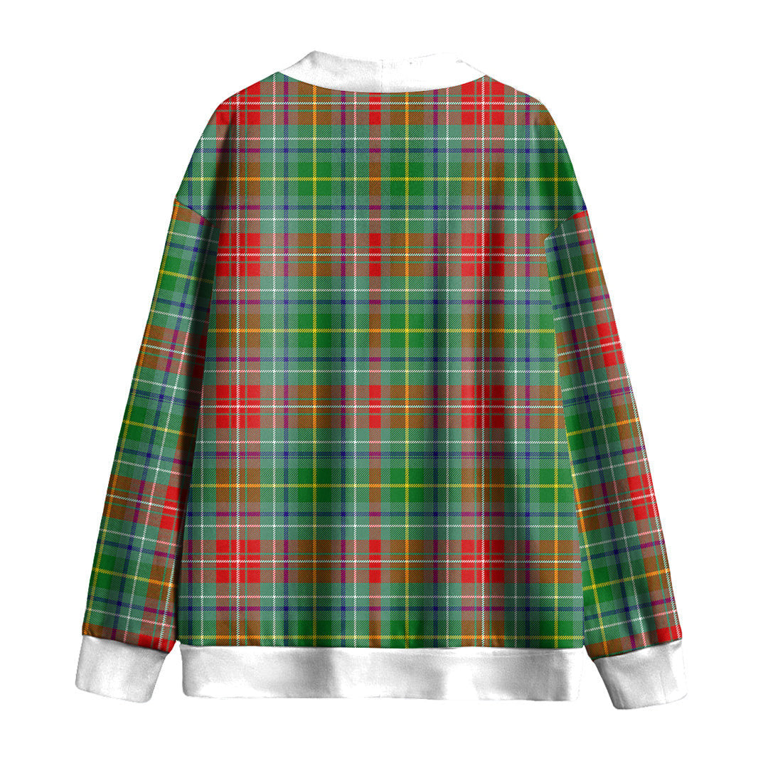 Muirhead Tartan Plaid Knitted Fleece Cardigan