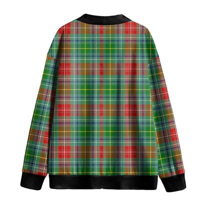 Muirhead Tartan Plaid Knitted Fleece Cardigan