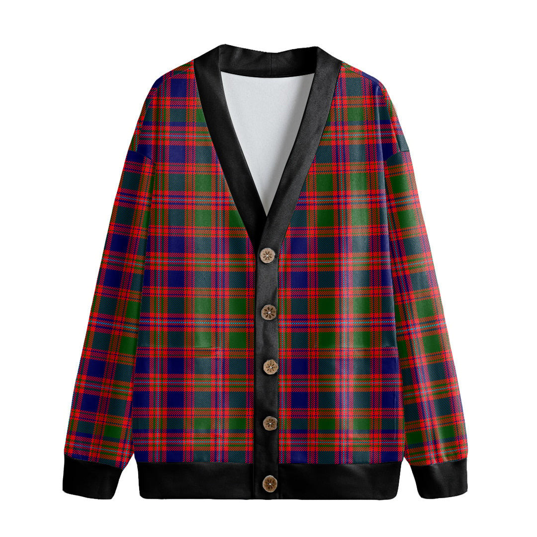 MacIntyre Modern Tartan Plaid Knitted Fleece Cardigan