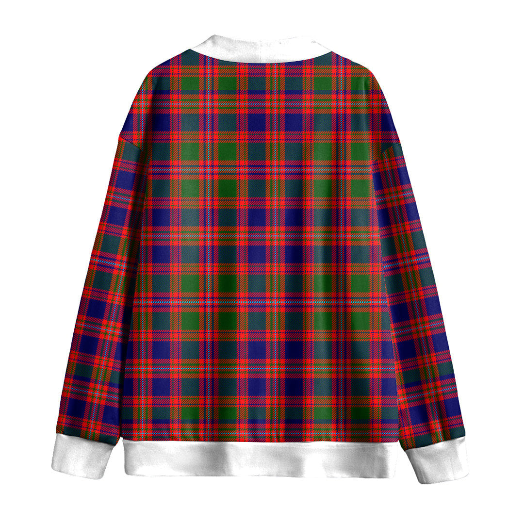 MacIntyre Modern Tartan Plaid Knitted Fleece Cardigan