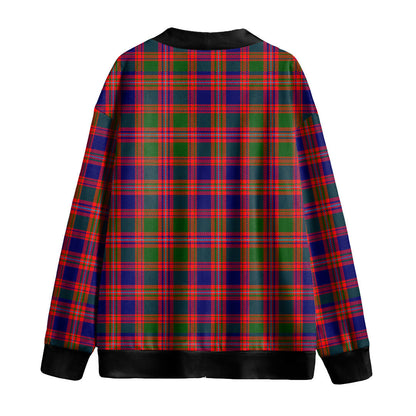 MacIntyre Modern Tartan Plaid Knitted Fleece Cardigan